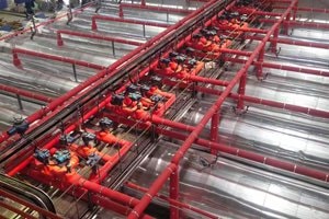 Hệ thống phân phối hơi tự động và thu hồi hơi dư